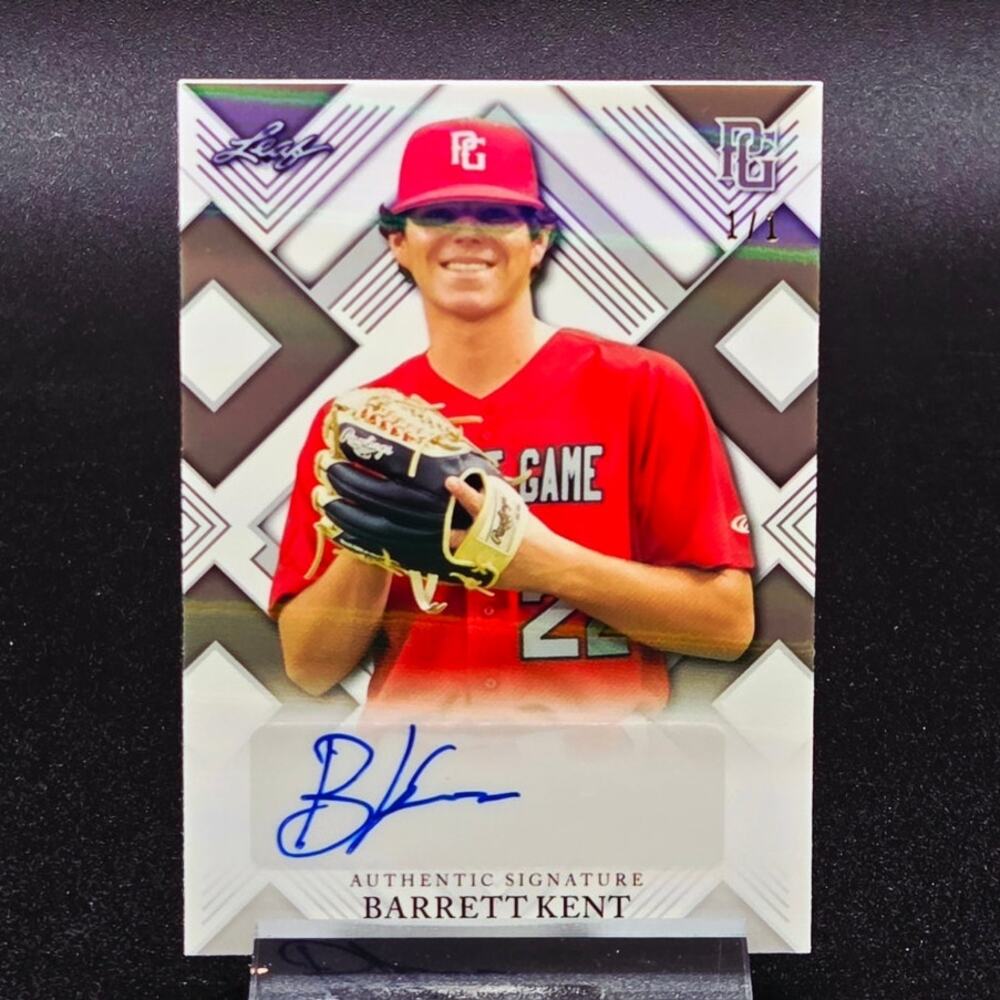 Barrett Kent Auto 1/1 Classic Los Angeles Angels Top Prospect